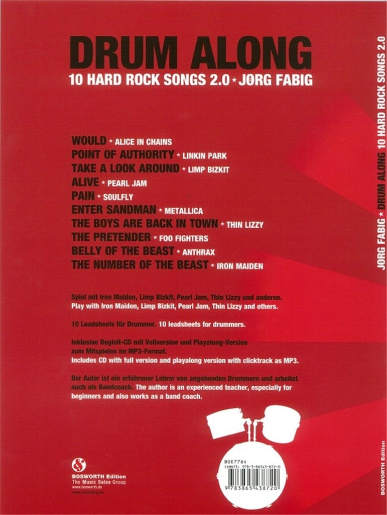 Drum Along - 10 Hard Rock Songs 2.0